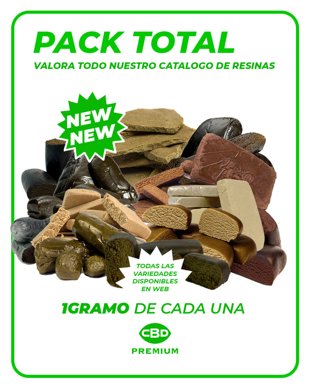 Pack total Resinas - 14 UNIDADES
