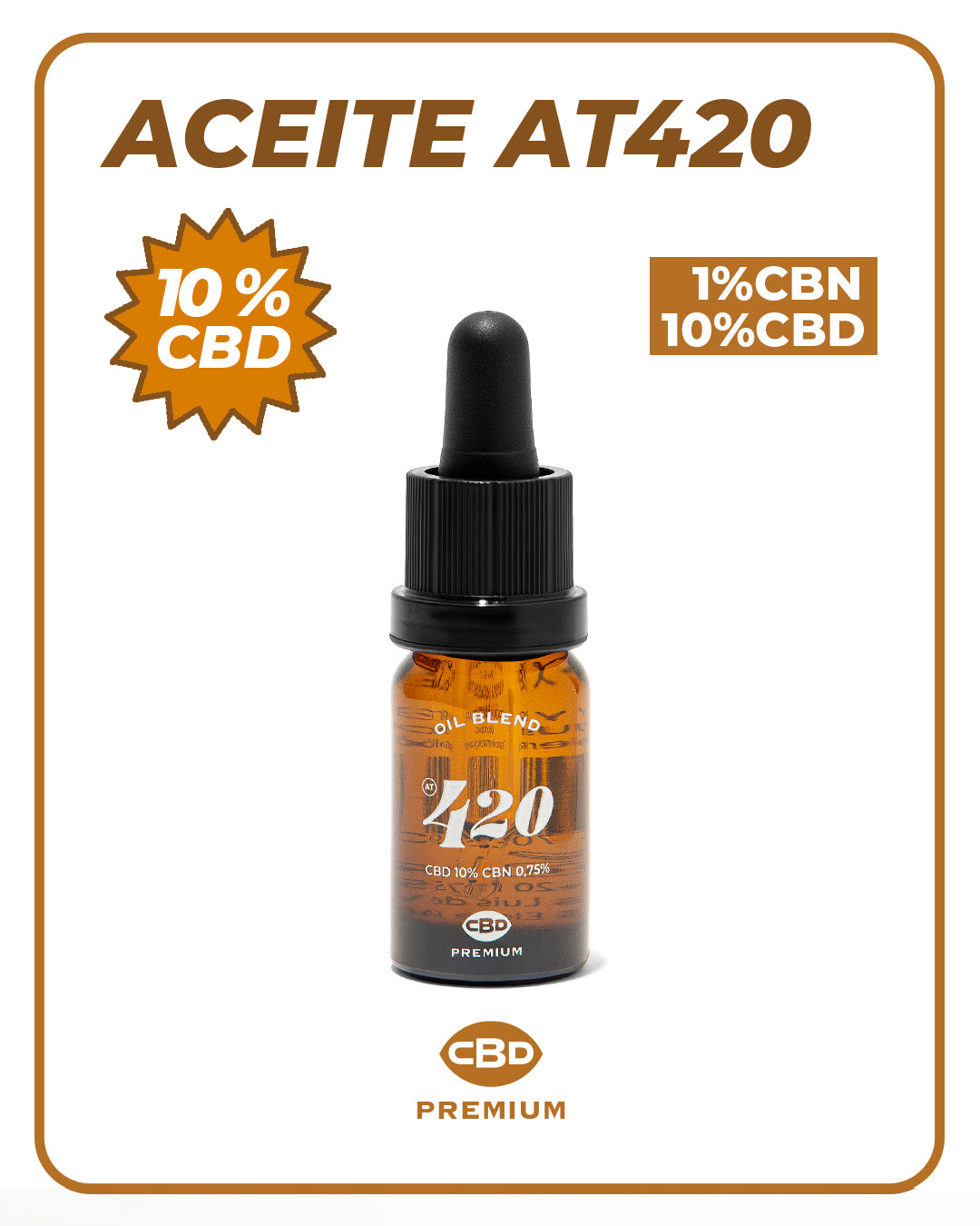 Óleo CBD 10% | CBN 0,75% | at420